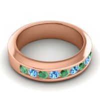 Men's Channel Set Modern 6mm Band