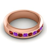 Men's Channel Set Modern 6mm Band