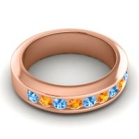 Men's Channel Set Modern 6mm Band