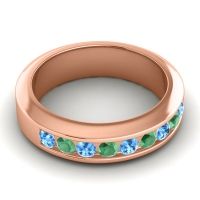 Men's Channel Set Modern 6mm Band