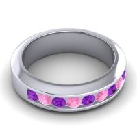 Men's Channel Set Modern 6mm Band