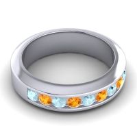 Men's Channel Set Modern 6mm Band