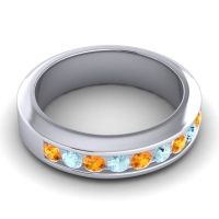 Men's Channel Set Modern 6mm Band