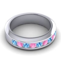 Men's Channel Set Modern 6mm Band