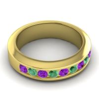 Men's Channel Set Modern 6mm Band