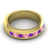 Men's Channel Set Modern 6mm Band