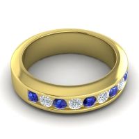 Men's Channel Set Modern 6mm Band