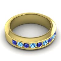 Men's Channel Set Modern 6mm Band