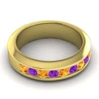Men's Channel Set Modern 6mm Band