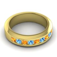 Men's Channel Set Modern 6mm Band