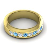 Men's Channel Set Modern 6mm Band