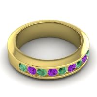Men's Channel Set Modern 6mm Band