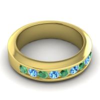 Men's Channel Set Modern 6mm Band
