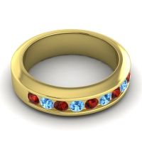 Men's Channel Set Modern 6mm Band
