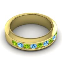Men's Channel Set Modern 6mm Band