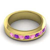 Men's Channel Set Modern 6mm Band