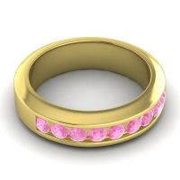 Men's Channel Set Modern 6mm Band
