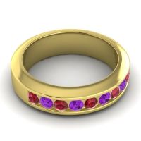 Men's Channel Set Modern 6mm Band
