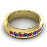 Men's Channel Set Modern 6mm Band