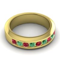 Men's Channel Set Modern 6mm Band
