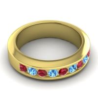 Men's Channel Set Modern 6mm Band