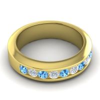 Men's Channel Set Modern 6mm Band