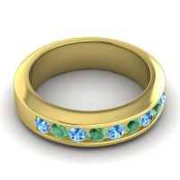 Men's Channel Set Modern 6mm Band
