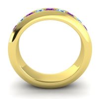 Men's Channel Set Modern 6mm Band