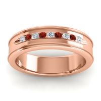 Men's Designer Channel 6mm Band