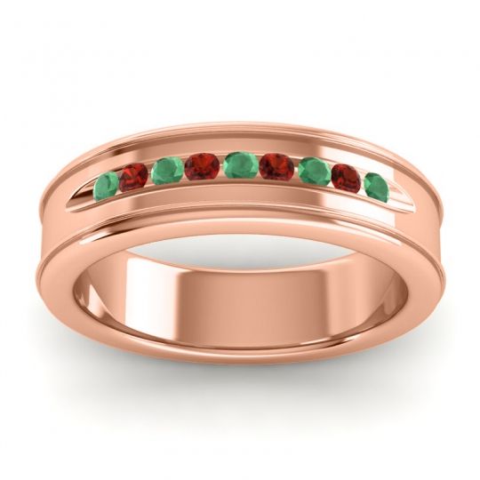Men's Designer Channel 6mm Band