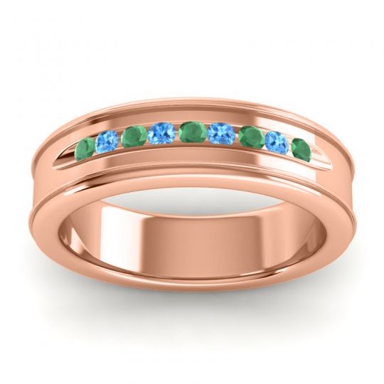 Men's Designer Channel 6mm Band