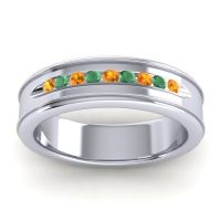 Men's Designer Channel 6mm Band