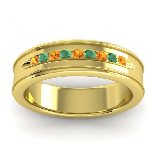 Men's Designer Channel 6mm Band