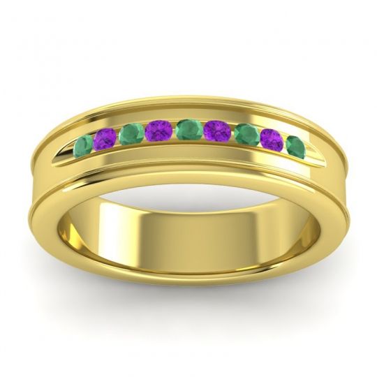 Men's Designer Channel 6mm Band