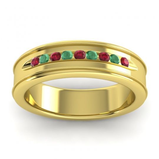 Men's Designer Channel 6mm Band