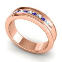 Men's Designer Channel 6mm Band
