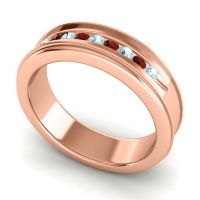 Men's Designer Channel 6mm Band