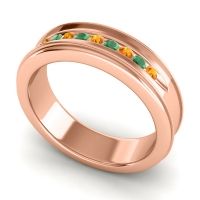Men's Designer Channel 6mm Band