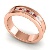 Men's Designer Channel 6mm Band