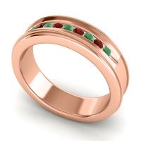 Men's Designer Channel 6mm Band