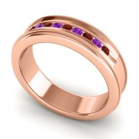Men's Designer Channel 6mm Band