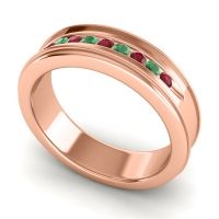 Men's Designer Channel 6mm Band