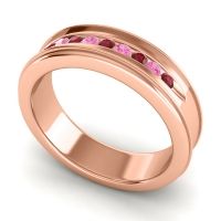 Men's Designer Channel 6mm Band