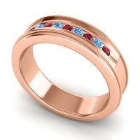 Men's Designer Channel 6mm Band