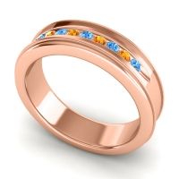 Men's Designer Channel 6mm Band