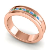 Men's Designer Channel 6mm Band
