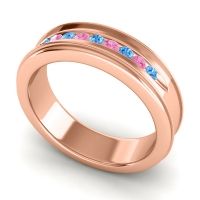Men's Designer Channel 6mm Band