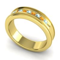 Men's Designer Channel 6mm Band