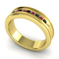 Men's Designer Channel 6mm Band