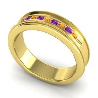 Men's Designer Channel 6mm Band